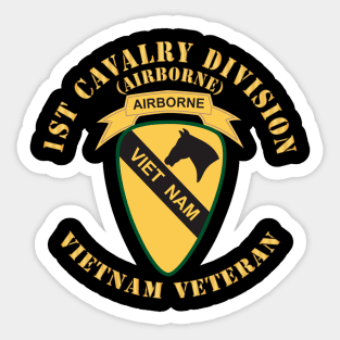 1st Cavalry Division - Airborne - Vietnam Veteran X 300 Sticker